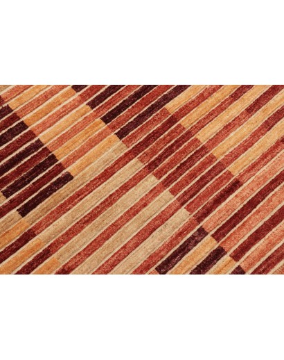 Tappeto Barjesta Pakistan rosso giallo 168x244