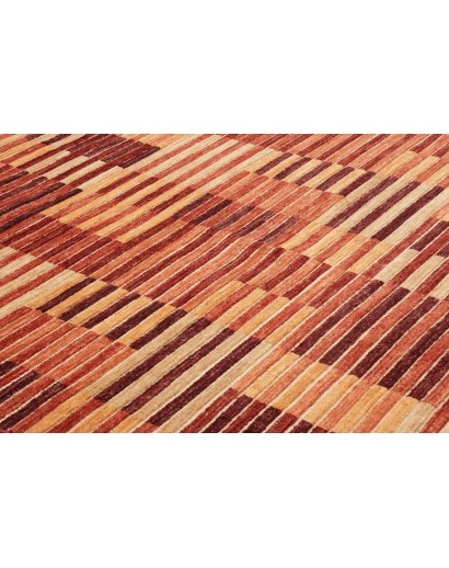 Tappeto Barjesta Pakistan rosso giallo 168x244