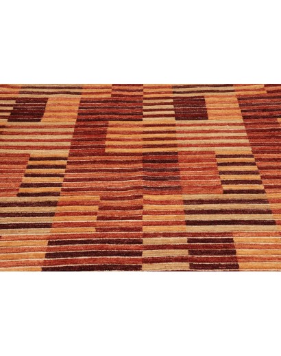 Tappeto Barjesta Pakistan rosso giallo 168x244