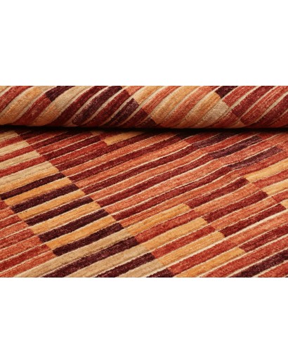 Tappeto Barjesta Pakistan rosso giallo 168x244