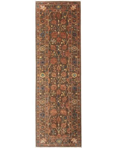 Tappeto Zigler Fine Pakistan marrone grigio 80x257