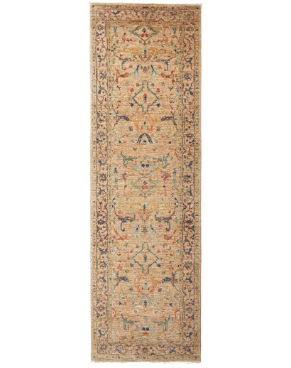 Tappeto Zigler Fine Pakistan marrone grigio 77x252