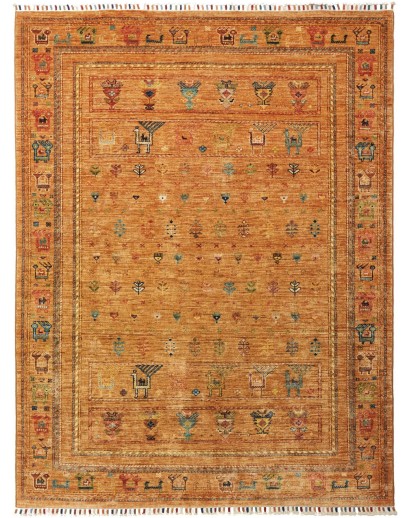 Tappeto Rubin Pakistan arancione bianco 147x192