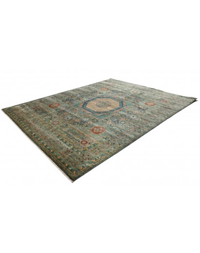 Tappeto Mamlouk Pakistan azzurro verde 251x317