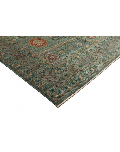 Tappeto Mamlouk Pakistan azzurro verde 251x317