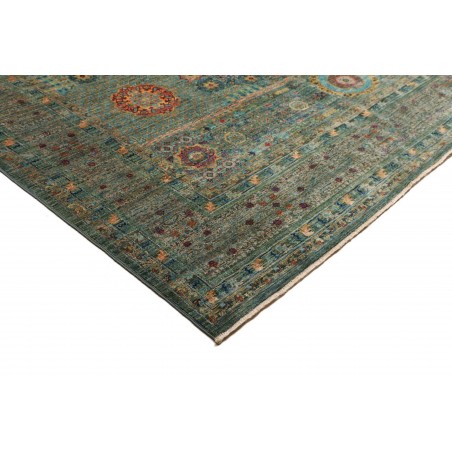 Tappeto Mamlouk Pakistan azzurro verde 251x317