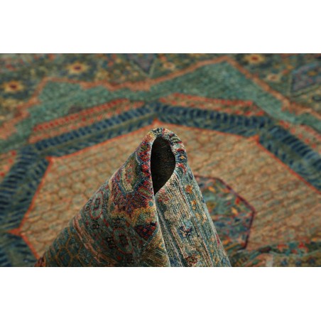 Tappeto Mamlouk Pakistan azzurro verde 251x317