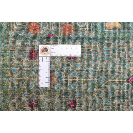 Tappeto Mamlouk Pakistan azzurro verde 251x317
