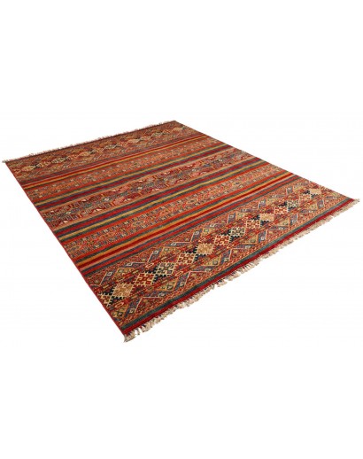 Tappeto Samarkand Pakistan rosso marrone 199x245