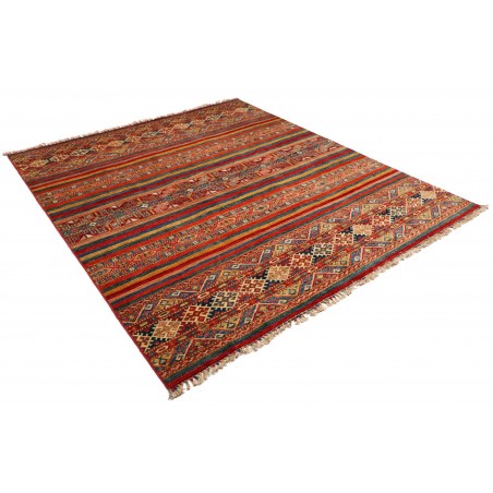 Tappeto Samarkand Pakistan rosso marrone 199x245