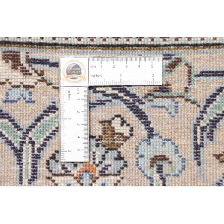 Tappeto Kashan Persia beige grigio 195x302