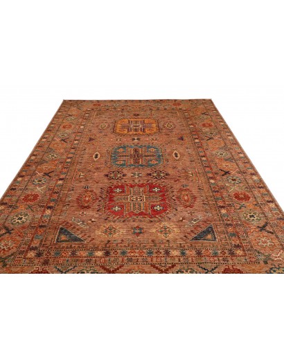 Tappeto Kazak Fine Pakistan rosso 201x299