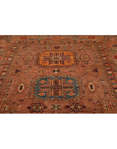 Tappeto Kazak Fine Pakistan rosso 201x299