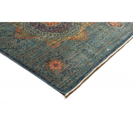 Tappeto Mamlouk Pakistan azzurro bianco 203x299