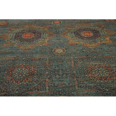 Tappeto Mamlouk Pakistan azzurro bianco 203x299