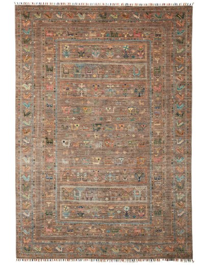 Tappeto Rubin Pakistan bianco marrone 170x241