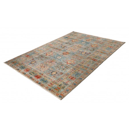 Tappeto Kazak Fine Pakistan bianco grigio 168x240