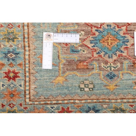 Tappeto Kazak Fine Pakistan bianco grigio 168x240