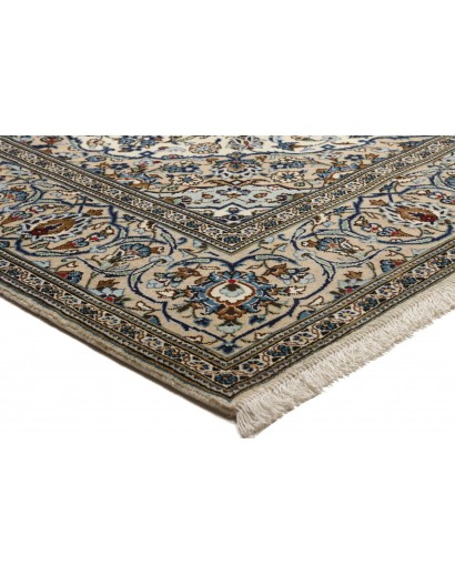 Tappeto Kashan Persia beige grigio 197x304