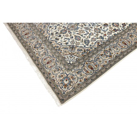 Tappeto Kashan Persia beige grigio 197x304