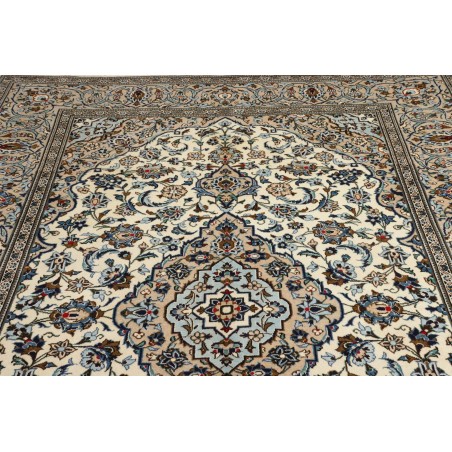 Tappeto Kashan Persia beige grigio 197x304