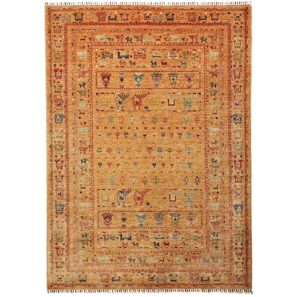 Tappeto Rubin Pakistan arancione marrone 173x242
