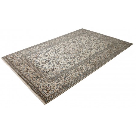 Tappeto Kashan Persia beige bianco 204x298
