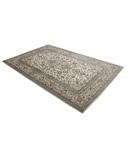 Tappeto Kashan Persia beige bianco 204x298