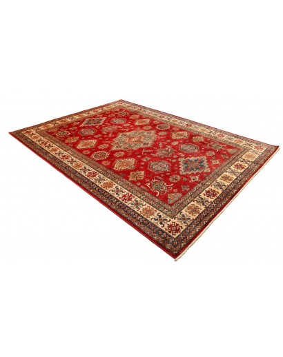 Tappeto Kazak Fine Pakistan marrone grigio 209x290