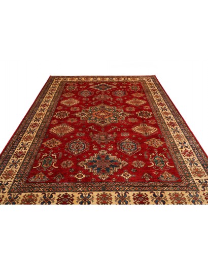 Tappeto Kazak Fine Pakistan marrone grigio 209x290