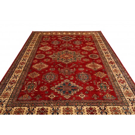 Tappeto Kazak Fine Pakistan marrone grigio 209x290