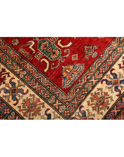 Tappeto Kazak Fine Pakistan marrone grigio 209x290