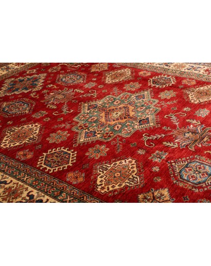 Tappeto Kazak Fine Pakistan marrone grigio 209x290