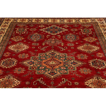 Tappeto Kazak Fine Pakistan marrone grigio 209x290