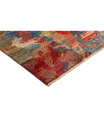 Tappeto Mona Pakistan rosso marrone 148x203