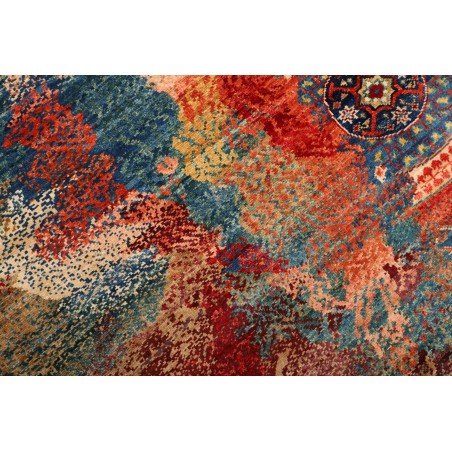 Tappeto Mona Pakistan rosso marrone 148x203