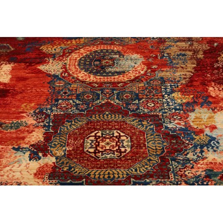 Tappeto Mona Pakistan rosso marrone 148x203