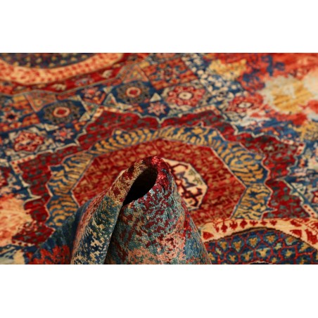 Tappeto Mona Pakistan rosso marrone 148x203