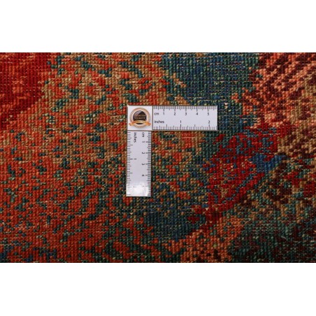 Tappeto Mona Pakistan rosso marrone 148x203
