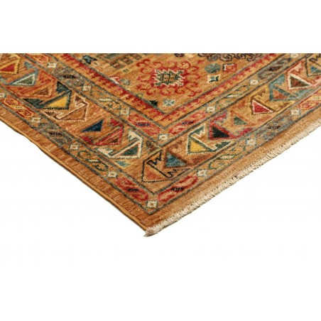 Tappeto Tribal Pakistan arancione giallo 125x185