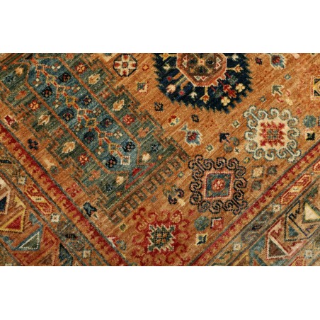 Tappeto Tribal Pakistan arancione giallo 125x185