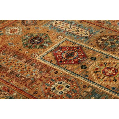 Tappeto Tribal Pakistan arancione giallo 125x185