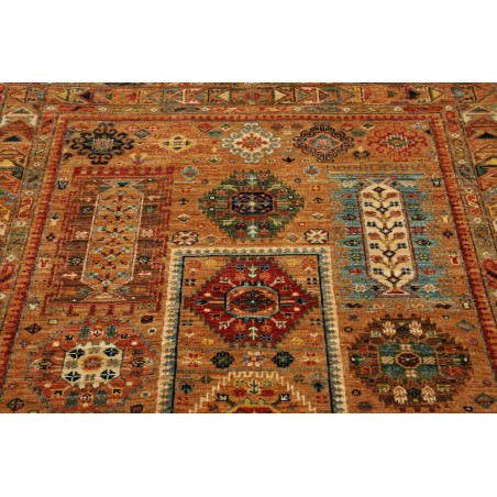 Tappeto Tribal Pakistan arancione giallo 125x185