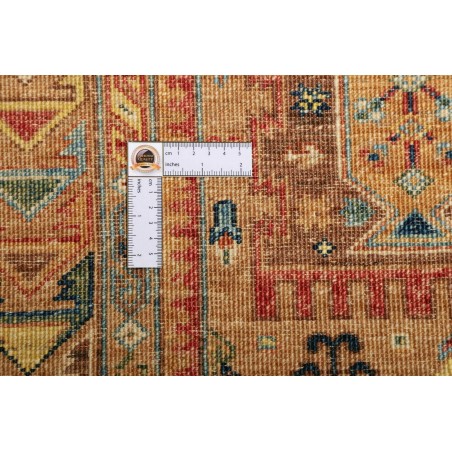 Tappeto Tribal Pakistan arancione giallo 125x185