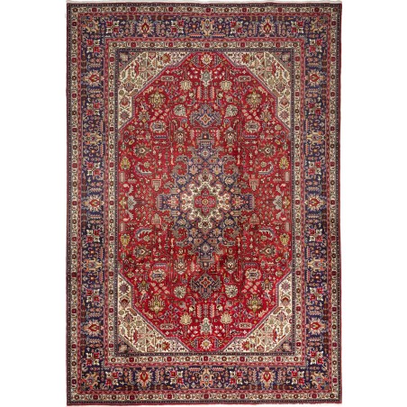 Tappeto Tabriz Persia marrone beige 203x295