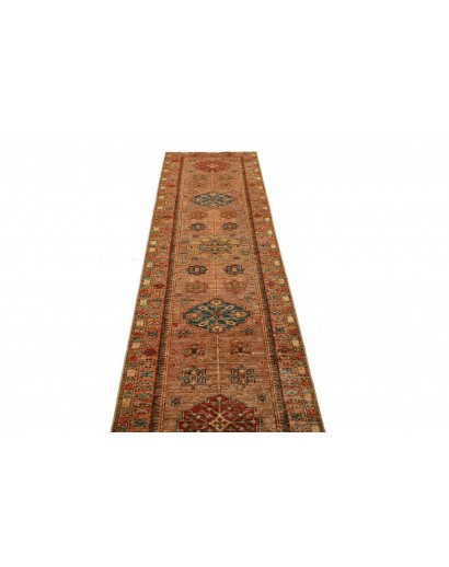 Tappeto Kazak Fine Pakistan bianco 78x294