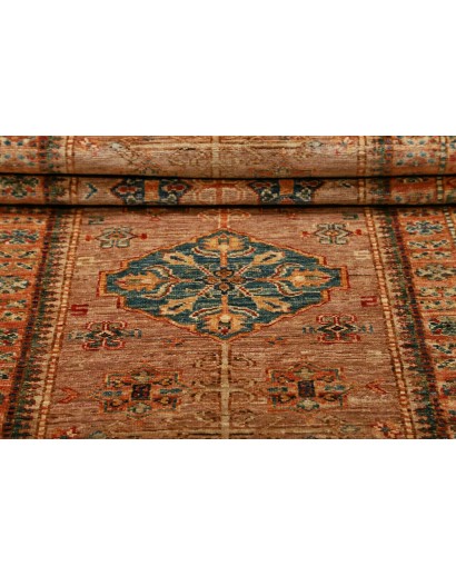 Tappeto Kazak Fine Pakistan bianco 78x294