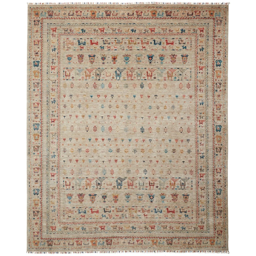 Tappeto Rubin Pakistan marrone azzurro 248x303 Tappeto Rubin Pakistan marrone azzurro 248x303