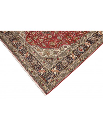 Tappeto Tabriz Persia rosso bianco 203x300