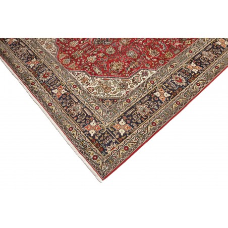 Tappeto Tabriz Persia rosso bianco 203x300